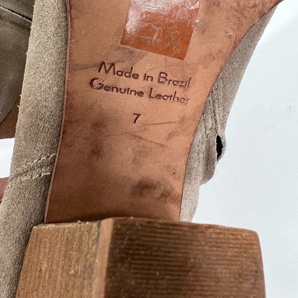 Madewell The Regan Boot Tan Suede Block Heel - image 3